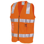 Day/Night Side Panel Safety Vest with Segment R/Tape