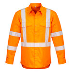 Mens Hi Vis X Back Taped Shirt