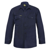 Mens Long Sleeve Cotton Drill Shirt