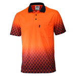 HiVis Sublimated Metal Mesh Polo