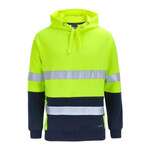 Mens Hi Vis D+N 330G Pullover Hoodie