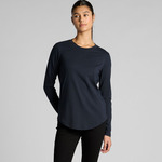 Womens Maple Curve Long Sleeves Tee