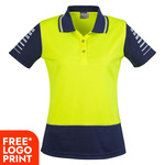 Womens Hi Vis Zone Polo