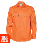 Mens Cool Breeze Work Shirt Long Sleeve