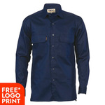 Mens Three Way Cool Breeze Work Shirt Long Sleeve 
