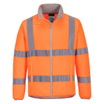 Eco Hi Vis Polar Fleece Jacket