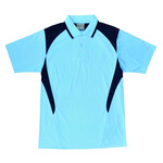 Kids Honey Comb Contrast Panel Polo