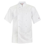 Executive Chef Jacket With Studs Short Sleeve
