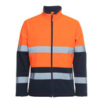 Mens Hi Vis (D+N) Water Resistant Softshell Jacket