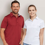 Mens Short Sleeves Kahve Polos