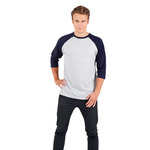 Unisex 3/4 Sleeve Raglan Tee Shirt