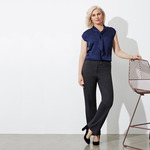 Womens Classic Flat Front Pant