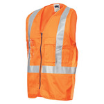 Cross Back Cotton Safety Vests with CSR Reflective Tape 